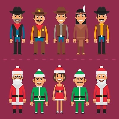 EPS 해외이미지 백인 직업 캐릭터 남자 산업 일러스트 노동자 미술 미소 사람 세트 산타클로스 업무 작업 카우보이 보안관 만화 서비스 그림 난쟁이 고립 클라우스 해외202004 해외일러스트 일러캐릭터 서양인 크리스마스 문화예술 표정 파일형식 벡터 이미지허브