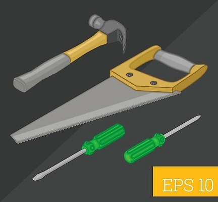 EPS 해외이미지 디자인 일러스트 그래픽 컬러풀 3D 장비 가전제품 기구 공구 업무 그룹 플랫 수리 망치 수집 목수 심볼 오브젝트 작업도구 DIY 조립 고립 커터 하드웨어 해외202004 해외일러스트 직업 컬러 취미 컴퓨터 도구 작업 디지털합성 파일형식 벡터 이미지허브