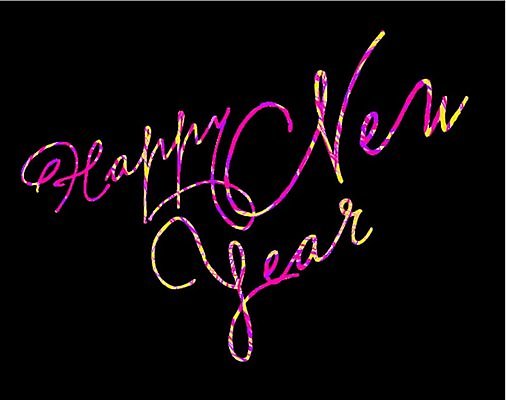 EPS 해외이미지 디자인 백그라운드 일러스트 타이포그라피 사람없음 보라색 검은색 축하 화려 해피뉴이어 필기체 레터링 해외202004 해외일러스트 문자 컬러 컨셉 새해인사 파일형식 벡터 이미지허브