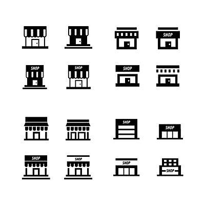 EPS 해외이미지 외관 일러스트 건축양식 주택 건물 세트 상점 검은색 흰색 도시 그룹 시장 쇼핑몰 심볼 상업 소매 슈퍼마켓 고립 해외202004 해외일러스트 건축물 건축 컬러 파일형식 벡터 이미지허브