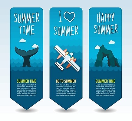 EPS 해외이미지 배너 세로배너 파도 일러스트 사람없음 파란색 하트 고래 꼬리 바위섬 꼬리지느러미 수상비행기 배너세트 해외202004 해외일러스트 모양 바다 컬러 섬 포유류 비행기 세로 세트 수중동물 지느러미 파일형식 벡터 이미지허브