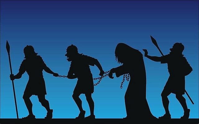 EPS 해외이미지 디자인 실루엣 기독교 종교 백그라운드 일러스트 부활절 미술 컴퓨터그래픽 파란색 검은색 성경 잡기 야간 4월 수갑 열정 손그림 법관 병정 전사 로마인 부정적 예루살렘 이스라엘 죄수 체포 혼란 해외202004 해외일러스트 자연요소 기념일 감정 컬러 컨셉 종교용품 모션 문화예술 촬영기법 인종 그래픽 날짜 법률가 서아시아 파일형식 벡터 이미지허브