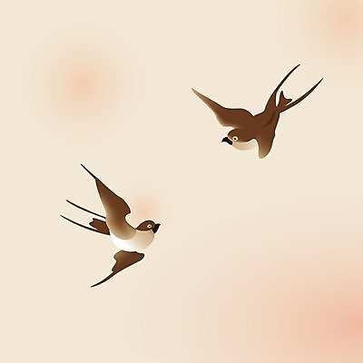 EPS 해외이미지 커플 행복 일러스트 조류 사랑 장식 중국 봄 우정 행운 제비 춘절 해외202004 해외일러스트 동물 계절 명절 감정 아시아 컨셉 관계 친구 중국전통 파일형식 벡터 이미지허브