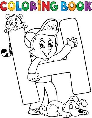 EPS 해외이미지 클립아트 동물 캐릭터 학생 교육 행복 어린이 남학생 일러스트 텍스트 부분 학교 미술 미소 사람 소년 책 반려동물 고양이 페인트 그리기 개 편지 그림 윤곽 타입 H 테마 해외202004 해외일러스트 일러캐릭터 알파벳 남자 감정 포유류 모션 문화예술 표정 파일형식 벡터 이미지허브