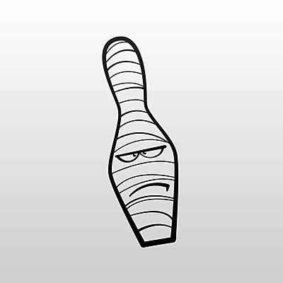 EPS 해외이미지 캐릭터 일러스트 볼링 미라 해외202004 해외일러스트 일러캐릭터 구기 파일형식 벡터 이미지허브