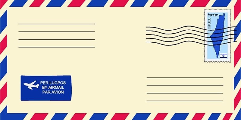 EPS 해외이미지 디자인 배너 종이 지도 인터넷 일러스트 추상 봉투 미술 덮개 깃발 메시지 편지 우표 이스라엘 해외202004 해외일러스트 무늬 문화예술 뚜껑 서아시아 파일형식 벡터 이미지허브