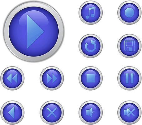 EPS 해외이미지 디자인 음악 인터넷 일러스트 놀이 버튼 화살 파란색 빛 컴퓨터 세트 웹 침묵 소리 장비 회색 공구 판넬 원형 은색 심볼 사인 속도 오디오 클릭 그만 떠남 여의주 제어 플레이어 해외202004 해외일러스트 도형 컬러 모션 문화예술 전자제품 도구 파일형식 벡터 이미지허브