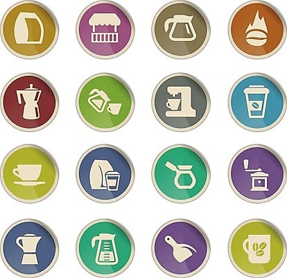 EPS 해외이미지 커피 음료 일러스트 컵 원두 하트 컵받침 심볼 카푸치노 작살 카페인 해외202004 해외일러스트 모양 식기 받침대 파일형식 벡터 이미지허브