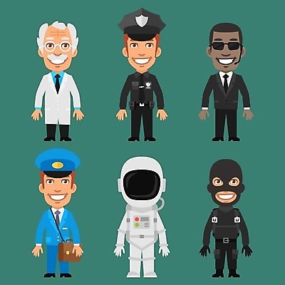 EPS 해외이미지 캐릭터 디자인 산업 일러스트 비즈니스 미술 경비 사람 그래픽 세트 우주비행사 업무 플랫 경찰 만화 수집 우체부 가득함 과학자 오브젝트 보안 클립 경호원 마스코트 캐리커처 테러리스트 해외202004 해외일러스트 일러캐릭터 직업 과학 문화예술 안전 우주 작업 보호 범죄인 그림 테러 학자 파일형식 벡터 이미지허브