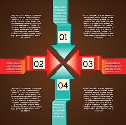 EPS 해외이미지 디자인 화살표 일러스트 비즈니스 사람없음 숫자 인포그래픽 정보 단계 순서 목차 해외202004 해외일러스트 문자 파일형식 벡터 이미지허브