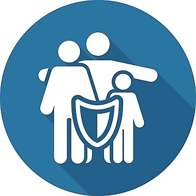 EPS 해외이미지 여자 어린이 일러스트 가족 건강 그림자 약 플랫 보호 심볼 서비스 사인 방패 해결 보험 고립 돌봄 해외202004 해외일러스트 컨셉 의학 관계 모션 사람 파일형식 벡터 이미지허브