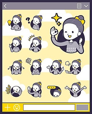 EPS 해외이미지 전신 여자 생각 일러스트 웃음 여러명 성인 스마트폰 세트 놀람 만세 슬픔 분노 울음 OK 호기심 삿대질 숨기 성인여자만 해외202004 해외일러스트 감정 다수 컨셉 모션 표정 사람 손짓 핸드폰 스마트기기 여자만 성인만 파일형식 벡터 이미지허브