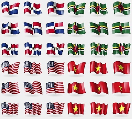 EPS 해외이미지 디자인 문화 상징 일러스트 세계 미국 직물 심볼 베트남 지역 도미니카공화국 전국 강조 해외202004 해외일러스트 북아메리카 동남아시아 남아메리카 파일형식 벡터 이미지허브