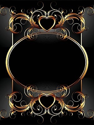 EPS 해외이미지 모양 배너 백그라운드 일러스트 프레임 발렌타인데이 장식 라벨 힘 하트 화려 중세 황금 우아함 심볼 사인 복고 초대 빅토리아 증명서 해외202004 해외일러스트 컨셉 데이이벤트 역사 파일형식 벡터 이미지허브