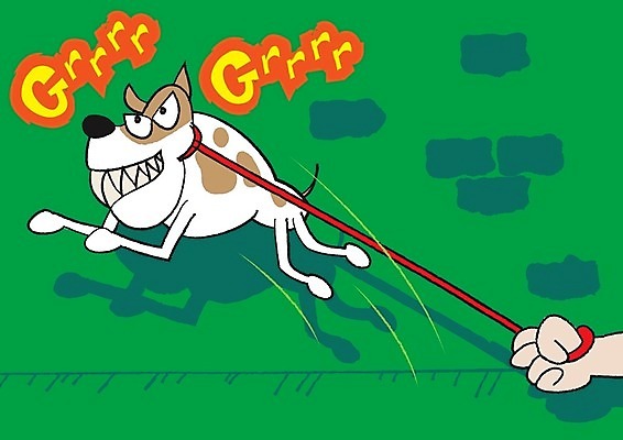 EPS 해외이미지 동물 일러스트 경비 가로 반려동물 개 위험 조심 공격적 해외202004 해외일러스트 컨셉 포유류 안전 보호 파일형식 벡터 이미지허브