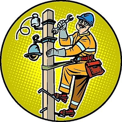 EPS 해외이미지 직업 산업 선 일러스트 하늘 노동자 안전 사람 성인 힘 장비 에너지 공구 업무 기술자 엔지니어 수리 안전모 헬멧 위험 사건 서비스 철사 볼트 봉 공학 유지 분배 전압 해외202004 해외일러스트 교육 컨셉 도구 작업 안전장비 보호장비 파일형식 벡터 이미지허브