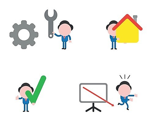 EPS 해외이미지 직업 캐릭터 남자 컨셉 돈 일러스트 회사 비즈니스 노동자 주택 함께함 서기 사람 정장 성인 경제 세트 사무실 스패너 업무 작업 비즈니스맨 대표 만화 종업원 체크표시 경영자 리더 상업 기어 책임자 경영 고립 마케팅 적자 해외202004 해외일러스트 일러캐릭터 옷 모션 건물 공구 직장인 재산 확인 파일형식 벡터 이미지허브