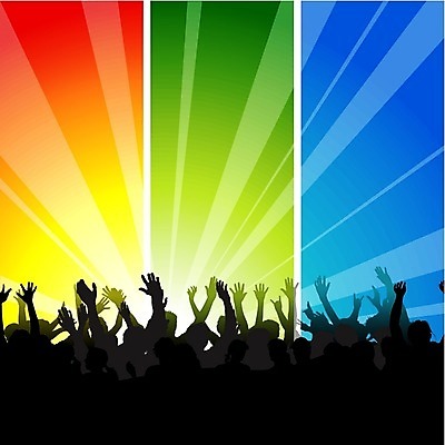 EPS 해외이미지 실루엣 포즈 백그라운드 일러스트 응원 사람 파티 손들기 축제 줄무늬 콘서트 공연 무대 축하 춤 그룹 군중 번개 반사경 해외202004 해외일러스트 컨셉 무늬 모션 날씨 문화예술 촬영기법 이벤트 파일형식 벡터 이미지허브