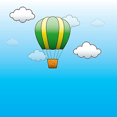 EPS 해외이미지 구름 디자인 여행 백그라운드 일러스트 하늘 추상 미술 이벤트 장식 여름 파란색 빛 흰색 축하 뜨거움 풍선 해외202004 해외일러스트 자연요소 계절 컬러 컨셉 무늬 문화예술 파일형식 벡터 이미지허브