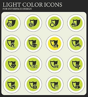 EPS 해외이미지 백그라운드 일러스트 사람없음 초록색 픽토그램 방패 보험 생명보험 의료보험 자동차보험 어린이보험 화재보험 운전자보험 여행자보험 주택보험 고용보험 상해보험 해외202004 해외일러스트 컬러 파일형식 벡터 이미지허브