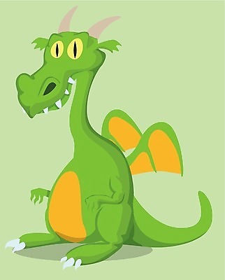 EPS 해외이미지 캐릭터 오렌지 일러스트 서기 용 만화 고립 몬스터 벙어리 해외202004 해외일러스트 일러캐릭터 과일 모션 파일형식 벡터 이미지허브