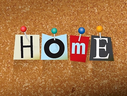 EPS 해외이미지 종이 컨셉 일러스트 가정 가족 아파트 주택 아이디어 단어 환경 쪽지 압정 자르기 편지 지역 주소 노숙자 코르크보드 테마 해외202004 해외일러스트 문자 관계 모션 알림판 건물 사무용품 파일형식 벡터 이미지허브