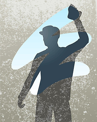 EPS 해외이미지 직업 실루엣 일러스트 창문 사람 그래픽 업무 윤곽 닦기 청소부 그런지 해외202004 해외일러스트 모션 촬영기법 작업 파일형식 벡터 이미지허브