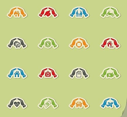 EPS 해외이미지 손 일러스트 사람없음 컬러풀 픽토그램 생명보험 의료보험 자동차보험 어린이보험 화재보험 운전자보험 여행자보험 주택보험 고용보험 상해보험 해외202004 해외일러스트 컬러 신체부위 보험 파일형식 벡터 이미지허브