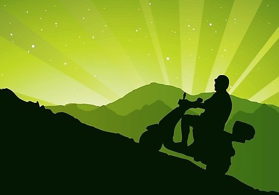 EPS 해외이미지 남자 실루엣 별 스포츠 일러스트 교통시설 자연 휴식 산 사람 풍경 야외 초록색 자전거 운전 스쿠터 오토바이 달 승차 야간 헬멧 언덕 해외202004 해외일러스트 자연요소 컬러 교통 컨셉 모션 촬영기법 바이크 보호장비 시설 생태계 파일형식 벡터 이미지허브