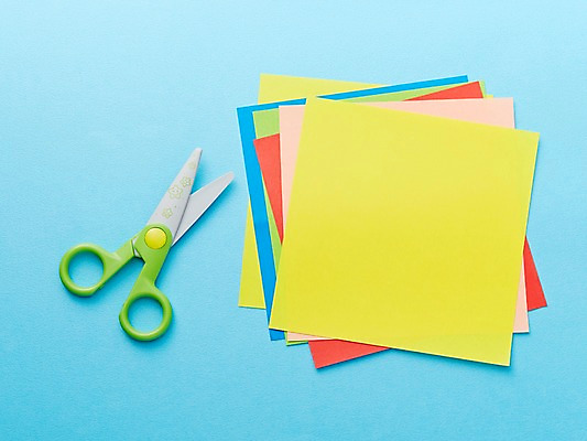 포토 JPG 스튜디오촬영 교육 종이 백그라운드 가위 실내 미술 사람없음 오브젝트 교구 색종이 국내포토 문화예술 문구용품 내부 파일형식