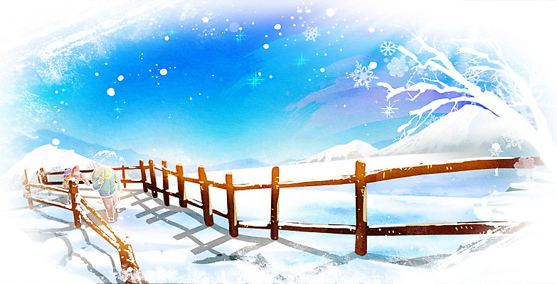 전신 PSD 나무 식물 계절 여자 남자 길 백그라운드 겨울 일러스트 산 서기 사람 풍경 성인 두명 울타리 등산 추위 눈 성인만 겨울배경 국내일러스트 자연요소 모션 날씨 담장 트래킹 파일형식