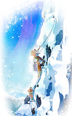 전신 PSD 계절 남자 줄 백그라운드 겨울 일러스트 산 사람 풍경 성인 세명 등산 장비 추위 눈 암벽등반 남자만 성인남자만 성인만 겨울배경 국내일러스트 자연요소 날씨 트래킹 파일형식