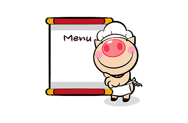 캐릭터 동물캐릭터 일러스트 홍보캐릭터 안내 프레임 요리사모자 육류 돼지고기 사람없음 요식업 앞치마 돼지 조리복 두루마리 알림 메뉴 삼겹살 메뉴판 돼지캐릭터 일러캐릭터 AI파일 동물 모자_잡화 산업 유니폼 식재료 포유류 요리사 파일형식 벡터