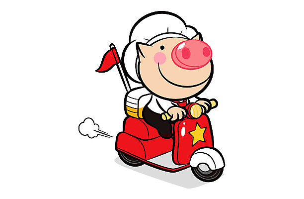 캐릭터 교통수단 동물캐릭터 일러스트 홍보캐릭터 요리사모자 육류 돼지고기 사람없음 요식업 오토바이 깃발 돼지 배달원 배송 삼겹살 돼지캐릭터 일러캐릭터 AI파일 동물 직업 모자_잡화 산업 교통 식재료 포유류 바이크 요리사 파일형식 벡터