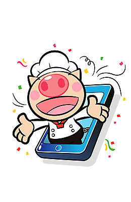 캐릭터 동물캐릭터 일러스트 홍보캐릭터 팔벌리기 폭죽 요리사모자 육류 돼지고기 사람없음 스마트폰 핸드폰 요식업 돼지 조리복 삼겹살 돼지캐릭터 일러캐릭터 AI파일 동물 모자_잡화 산업 유니폼 식재료 포유류 모션 전자제품 스마트기기 요리사 파일형식 벡터