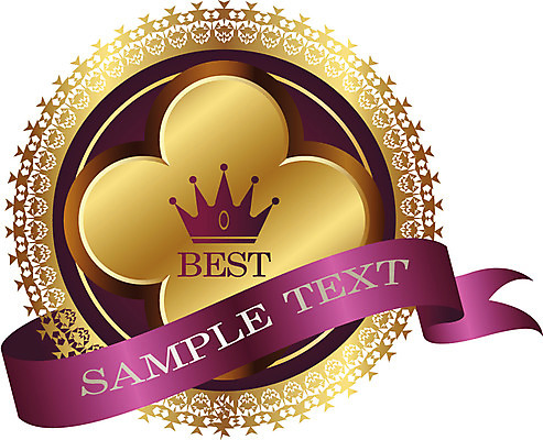 모양 문양 리본 상징 백그라운드 스티커 무늬 일러스트 텍스트 왕관 사람없음 꼬리표 라벨 끈 최고 심볼 배지 국내일러스트 AI파일 프레임 파일형식 벡터