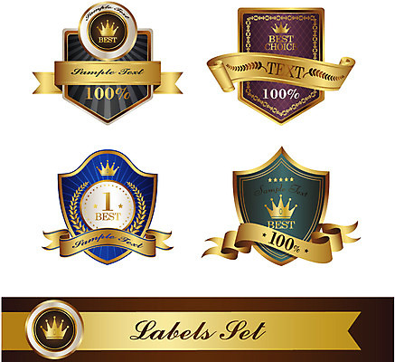 모양 1 문양 리본 상징 백그라운드 스티커 무늬 일러스트 텍스트 왕관 사람없음 세트 숫자 꼬리표 라벨 끈 최고 백 퍼센트 심볼 배지 월계수 국내일러스트 AI파일 문자 프레임 특수기호 파일형식 벡터