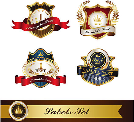 모양 1 문양 리본 상징 백그라운드 스티커 무늬 일러스트 텍스트 왕관 사람없음 세트 숫자 꼬리표 라벨 끈 최고 심볼 배지 월계수 국내일러스트 AI파일 문자 프레임 파일형식 벡터