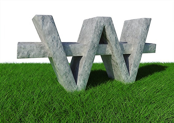 PSD 식물 편집이미지 기호 백그라운드 잔디 사람없음 그래픽 금융 경제 3D소스 3D 원화 화폐기호 풀 편집소스 편집3D 문자 돈 화폐 디지털합성 파일형식