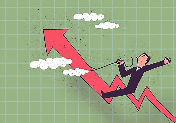 전신 PSD 구름 남자 화살표 줄 백그라운드 일러스트 비즈니스 한명 사람 앉기 정장 성인 직장인 비즈니스맨 방향 상승 남자만 남자한명만 성인남자만 성인만 국내일러스트 자연요소 직업 1 옷 컨셉 모션 파일형식