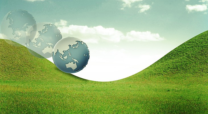 PSD 구름 편집 편집이미지 지구 이동 모션 하늘 잔디 초원 사람없음 글로벌 지구본 3D 하락 언덕 구르기 이미지편집 편집3D 자연요소 식물 컨셉 디지털합성 파일형식