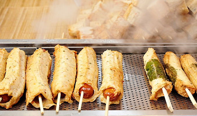 포토 JPG 음식 디저트 사람없음 야외 소시지 꼬치 어묵 겨울음식 겨울간식 핫바 국내포토 겨울 가공식품 파일형식