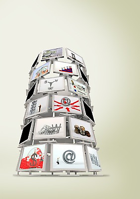 PSD 편집 편집이미지 비즈니스 사람없음 그래픽 금융 경제 전자제품 조형물 탑 스크린 모니터 텔레비전 가전제품 방송 영상 영상물 이미지편집 건축물 미술 컴퓨터 파일형식