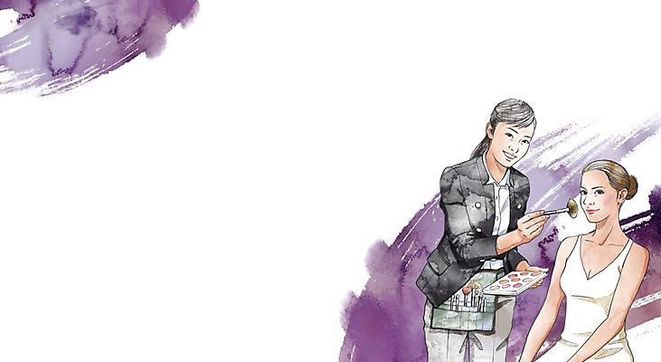 PSD 직업 학생 라이프스타일 여자 교육 대학생 일러스트 서기 웃음 사람 앉기 상반신 두명 라이프 화장 화장품 구직 화장용품 붓 체험 목표 계획 대학교 열정 메이크업아티스트 아이섀도 아티스트 여자만 국내일러스트 감정 컨셉 학교 모션 표정 생활 뷰티 미용용품 파일형식