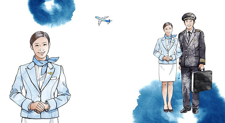 전신 PSD 직업 학생 라이프스타일 여자 교육 남자 대학생 유니폼 가방 일러스트 비행기 서기 웃음 들기 사람 라이프 세명 구직 예절 체험 목표 계획 파일럿 승무원 대학교 열정 손모으기 기장 국내일러스트 잡화 옷 감정 컨셉 학교 항공교통 모션 대중교통 표정 손짓 생활 파일형식