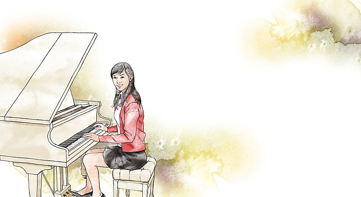 전신 PSD 직업 학생 라이프스타일 여자 교육 악기 음악 대학생 연주 의자 일러스트 한명 웃음 사람 앉기 라이프 구직 체험 건반 피아노 목표 계획 대학교 열정 그랜드피아노 여자만 여자한명만 국내일러스트 1 감정 가구 컨셉 학교 모션 문화예술 표정 생활 건반악기 파일형식