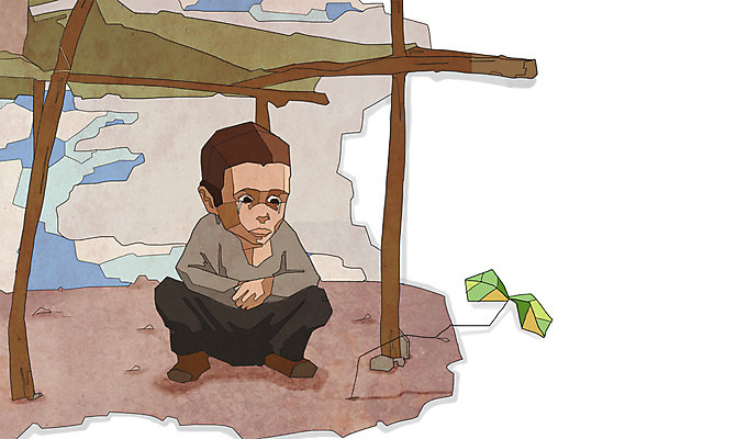 전신 PSD 식물 응시 남자 어린이 일러스트 나뭇잎 한명 사람 앉기 소년 슬픔 봉사 위험 가난 사회이슈 기아 사회복지 복지 천막 난민 고아 영양실조 남자만 남자한명만 어린이만 소년만 소년한명만 구호활동 국내일러스트 1 시선 감정 컨셉 잎 모션 도움 파일형식