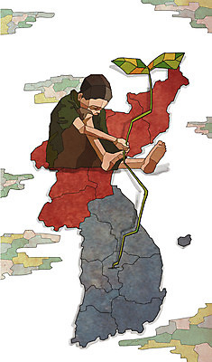 전신 PSD 식물 남자 어린이 지도 일러스트 나뭇잎 한명 사람 앉기 소년 슬픔 잡기 위험 가난 사회이슈 기아 사회복지 복지 한반도 난민 고아 남북 북한 영양실조 남자만 남자한명만 어린이만 소년만 소년한명만 구호활동 국내일러스트 1 감정 아시아 컨셉 잎 모션 파일형식