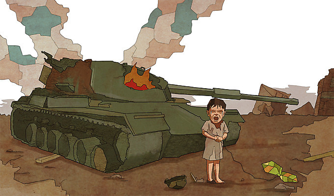 전신 PSD 식물 남자 무기 어린이 일러스트 불 나뭇잎 한명 서기 사람 소년 슬픔 돌_바위 바위 연기 울음 위험 사회이슈 기아 사회복지 복지 눈물 전쟁 탱크 난민 고아 영양실조 남자만 남자한명만 어린이만 소년만 소년한명만 구호활동 국내일러스트 자연요소 1 감정 컨셉 잎 모션 표정 파일형식