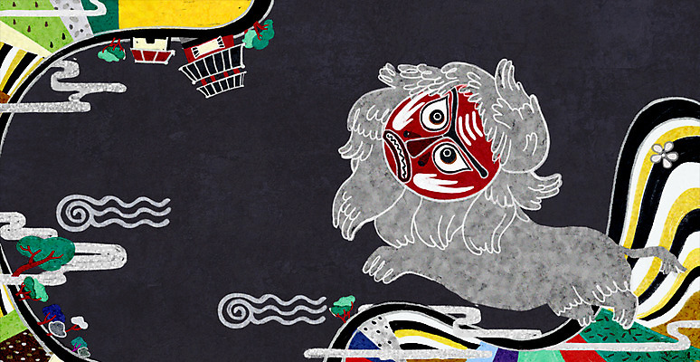 PSD 나무 식물 구름 한국문화 한국전통 전통 건축물 전통문화 문화 백그라운드 일러스트 주택 사람없음 전통놀이 사자 즐거움 탈춤 탈 국내일러스트 자연요소 동양문화 건축 감정 포유류 놀이 한국 가면 건물 전통공연 전통무용 파일형식